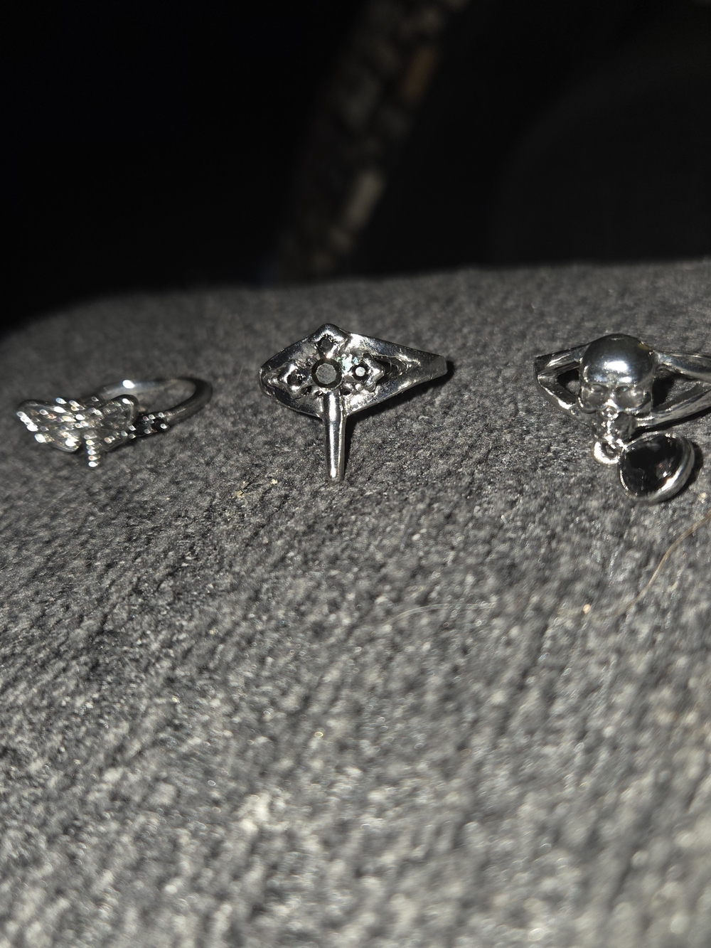 Silver Women's 3 Ring Set